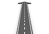 Straight ｜ Road ｜ Arrow ―― 3D Illustration ｜ Free Material ｜ Download