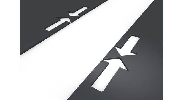 Road ｜ Arrow ｜ Collision-Illustration / 3D Rendering / Free / Download / Photo / 3DCG