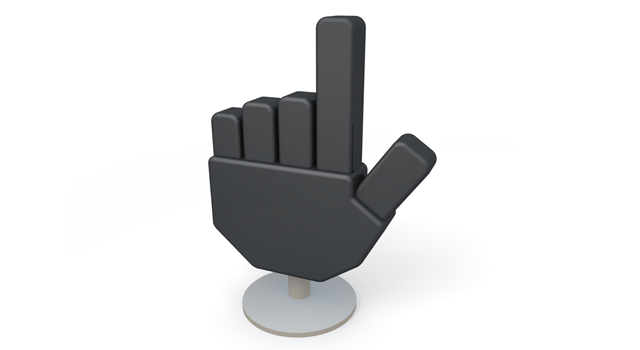 Point Up / Hand / Arrow-Illustration / 3D Rendering / Free / Download / Photo / 3DCG