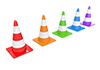 Color Cone ―― 3D Illustration ｜ Free Material ｜ Download