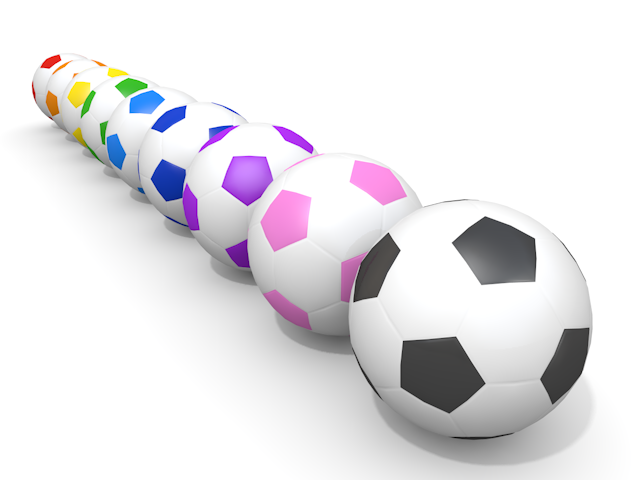 サッカーボール｜スポーツ - イラスト / 3Dレンダリング / 無料 / ダウンロード / 写真 / 3DCG