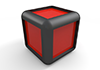 Red ｜ Cube ―― 3D Illustration ｜ Free Material ｜ Download
