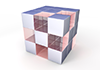 Cube ｜ Reflection ―― 3D Illustration ｜ Free Material ｜ Download