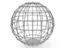 Sphere ｜ Lattice ―― 3D Illustration ｜ Free Material ｜ Download